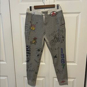 Polo by Ralph Lauren Gray Graphic Men’s  Joggers